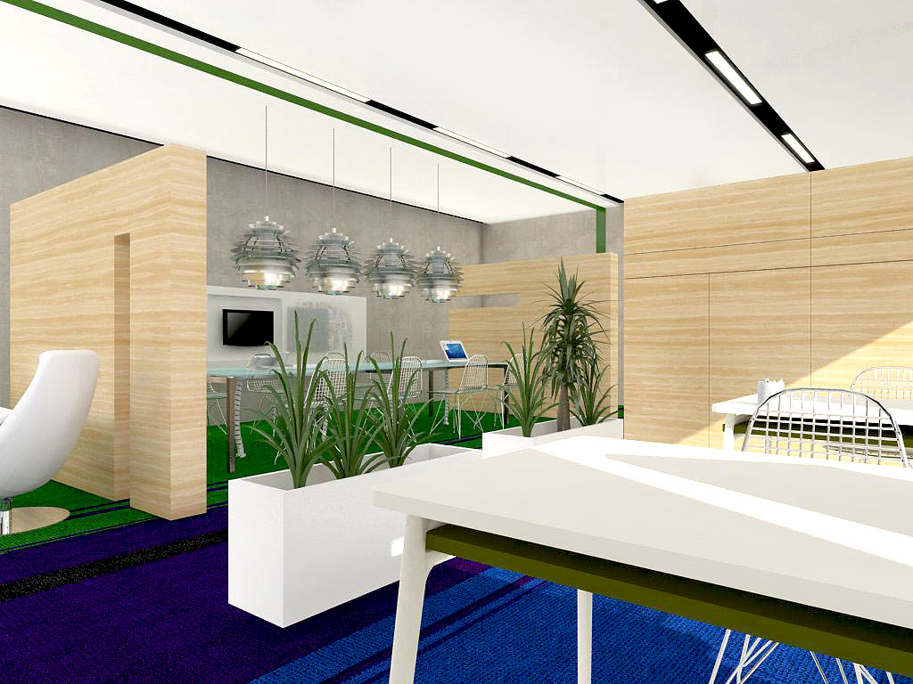 projektowanie wnetrz biurowych warszawa, wystrój, estetyka, nowoczesne wykładziny biurowe, projekt biura, open space warszawa